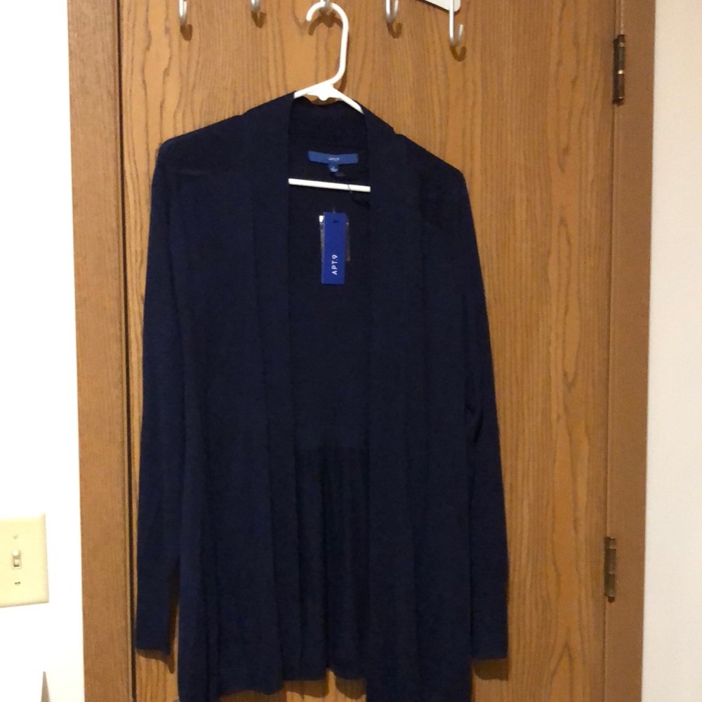 Brand new navy blue cardigan